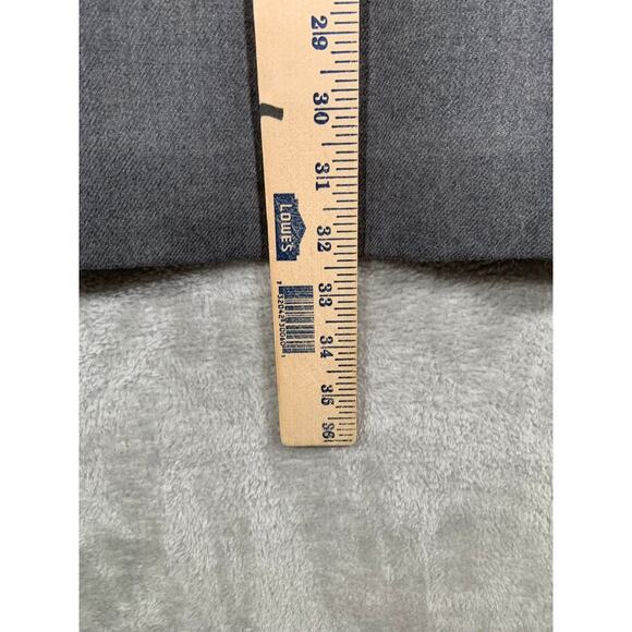 VTG Christian Dior Skirt 6 Grey 80's Midi Pencil Pockets 100% Wool Quiet Luxury - Picture 11 of 11